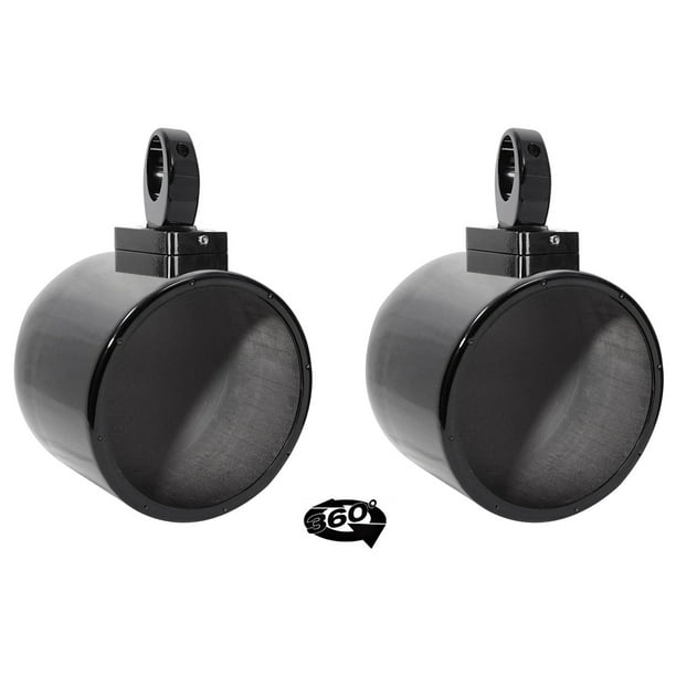 Pair Rockville MAC80-Blue 8 Aluminum Wakeboard Tower Speaker Pod Enclosures Pair Rockville MAC80-Blue 8 Aluminum Wakeboard Tower Speaker Pod Enclosures